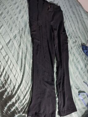 NWOT Size S Style Xchange Vintage Black Cargo Pants